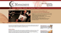 Desktop Screenshot of icmanagementbillingservices.com